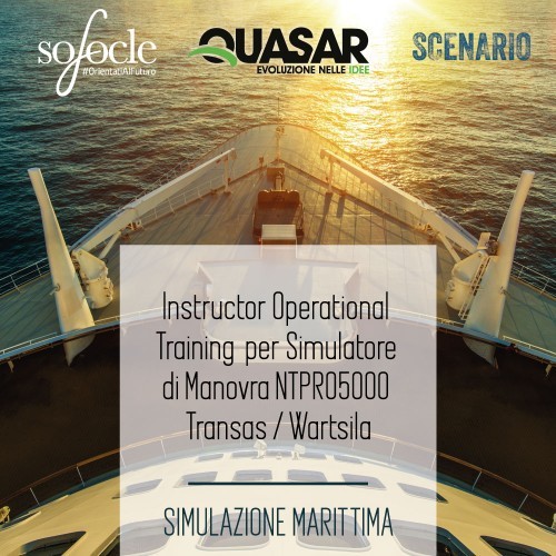 Instructor Operational Training per Simulatore di Manovra NTPRO5000 Transas / Wartsila