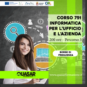 INFORMATICA PER L’UFFICIO E L’AZIENDA (Cod. 751)